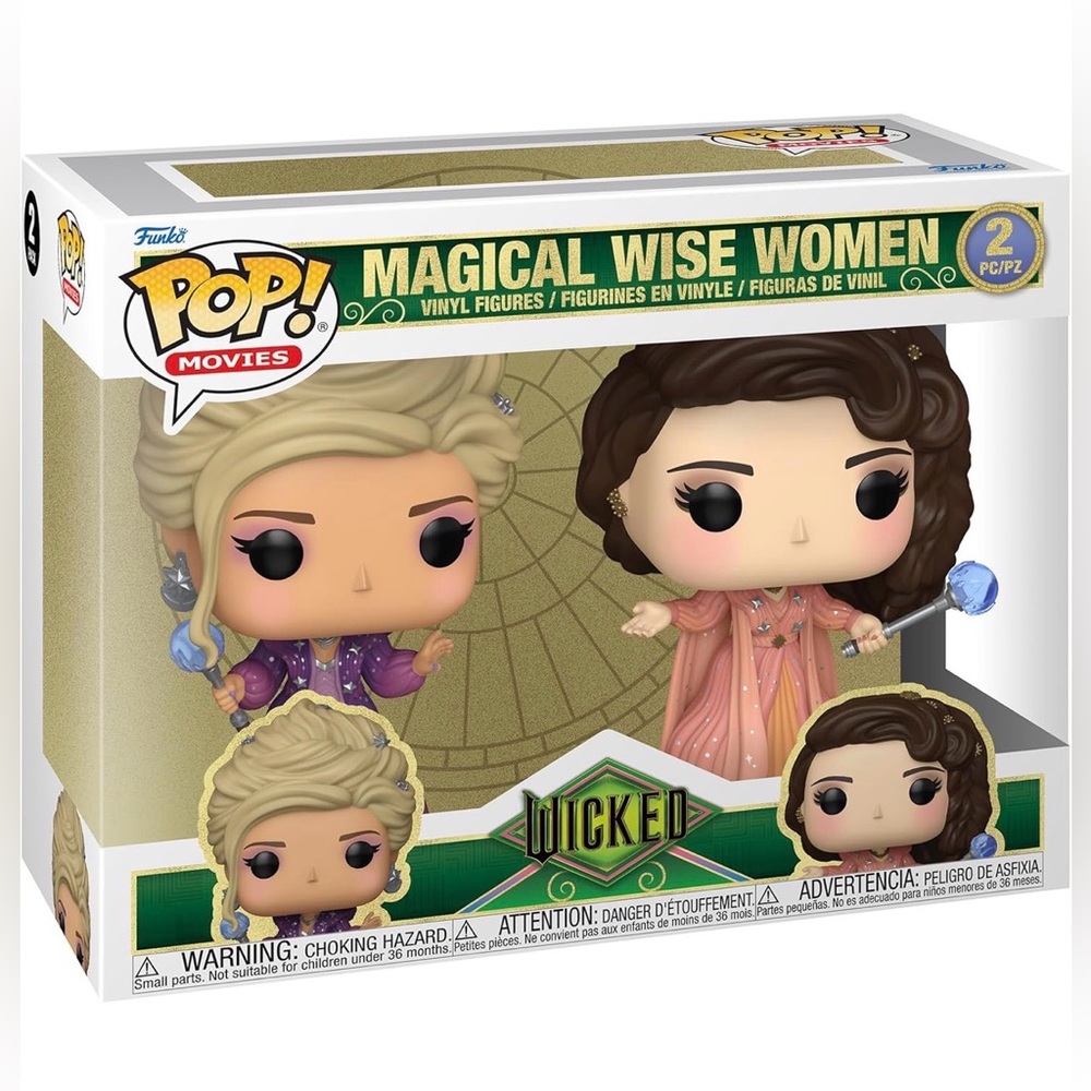 Funko Pop Movies Wicked Magical Wise Women 2 pack Brand New